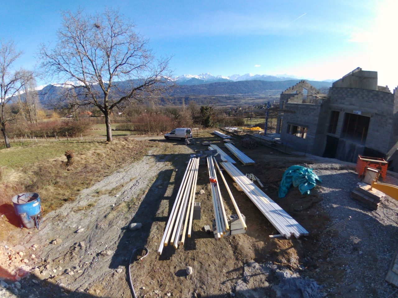 Peinture de la charpente