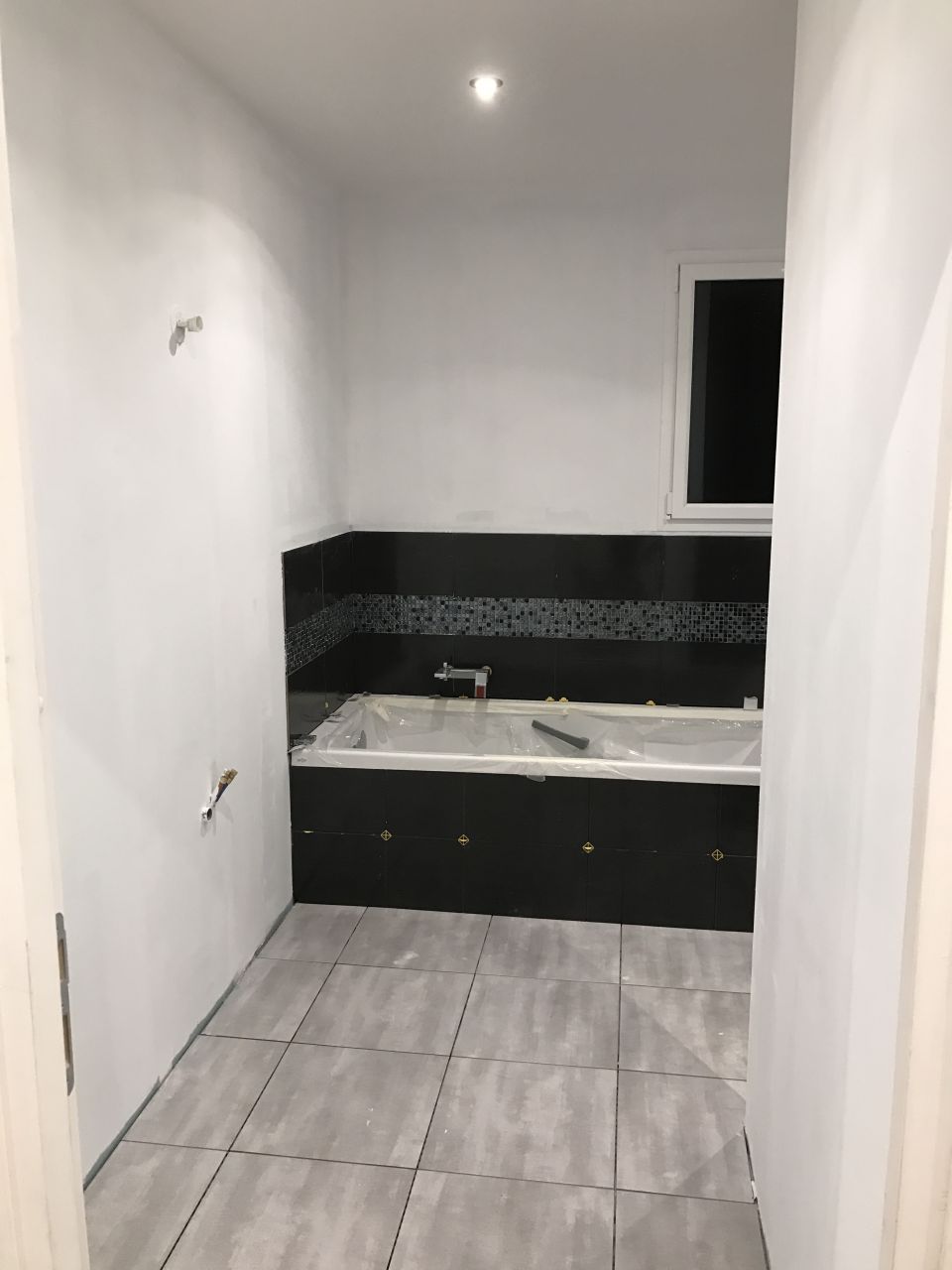 Salle de bain en cours