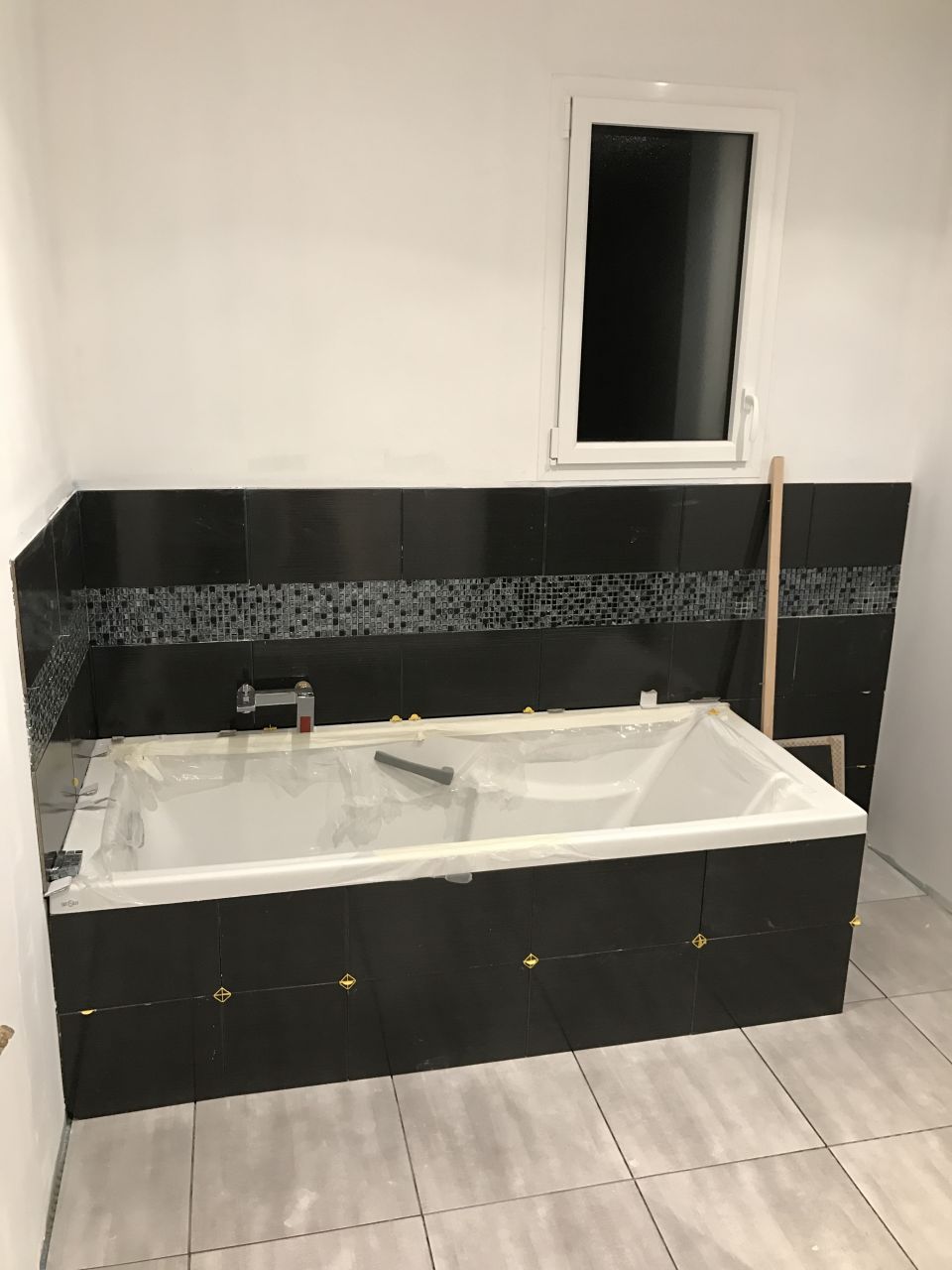 Salle de bain en cours