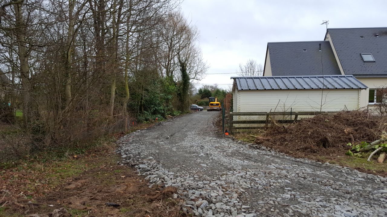 terrassement chemin d'accs