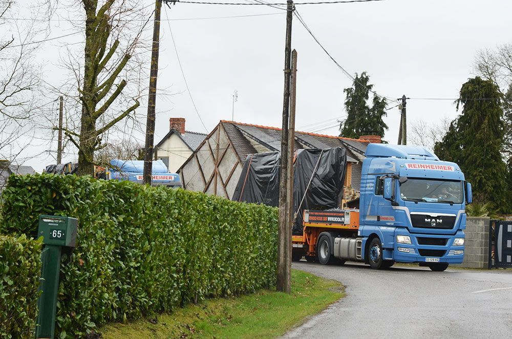 Arrivé des 3 camions