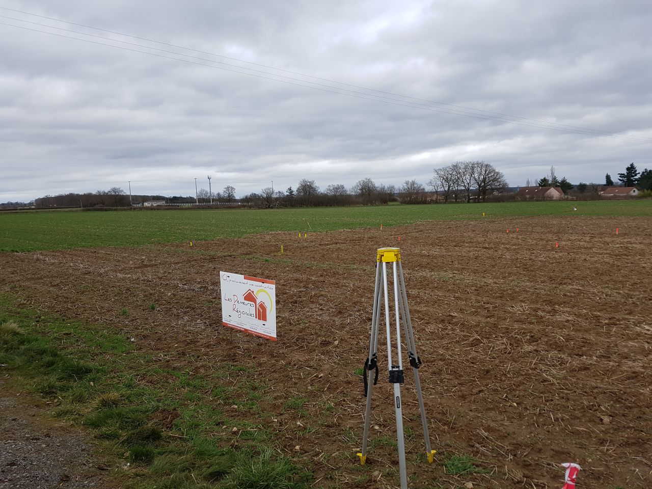 Implantation de la maison sur le terrain