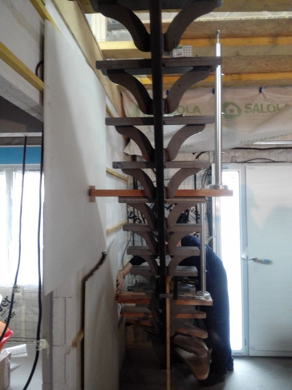 Escalier - présentation de l'escalier pour mesures