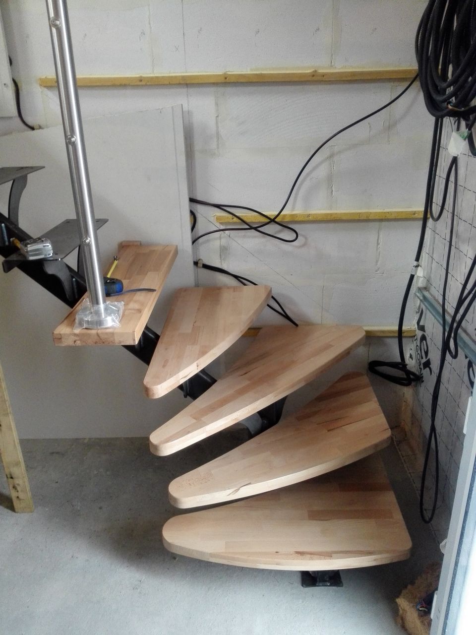 Escalier - présentation de l'escalier pour mesures