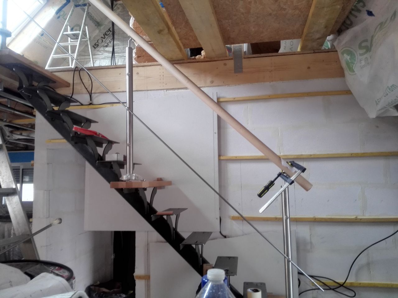 Escalier - présentation de l'escalier pour mesures