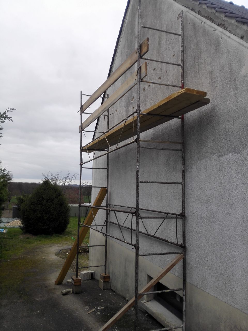 Fissures sur pignon Ouest