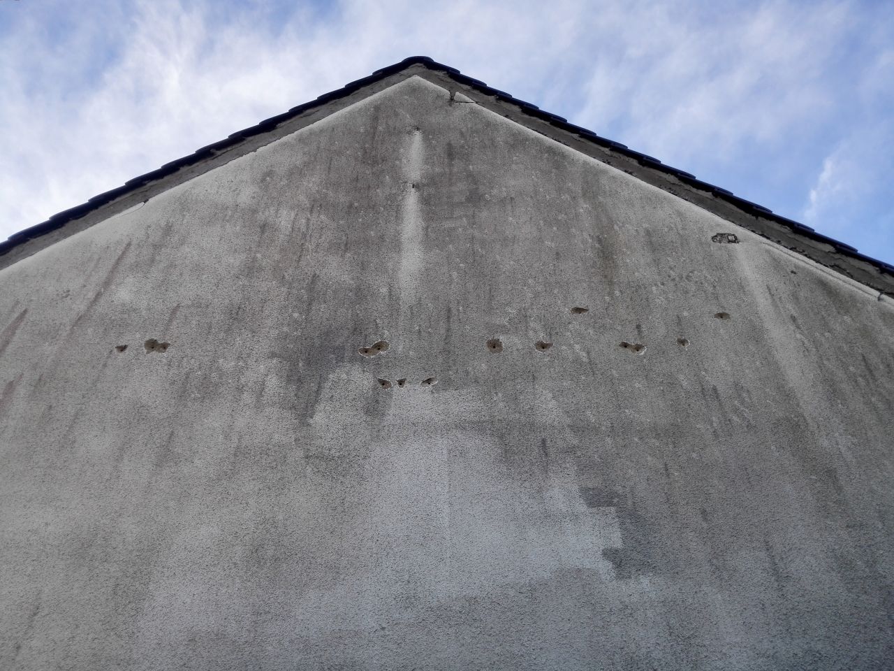 Fissures sur pignon Ouest
