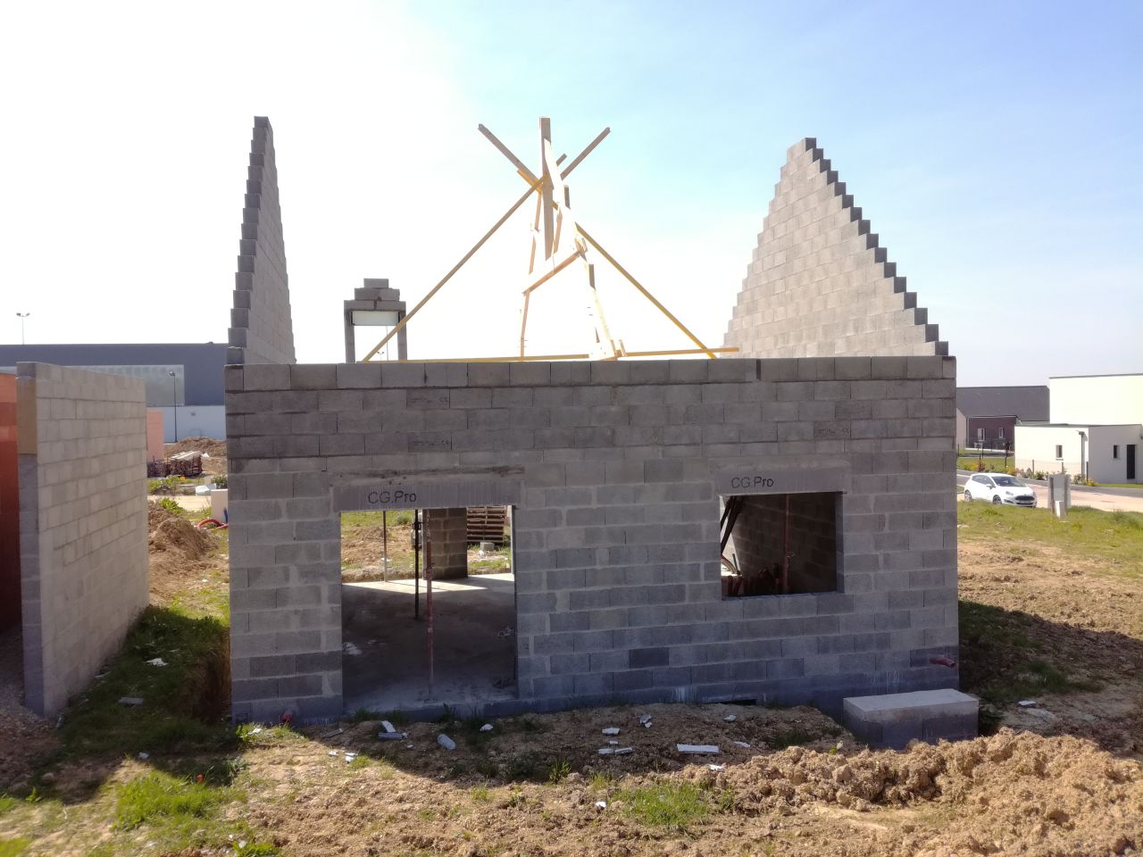 Arrière de la maison