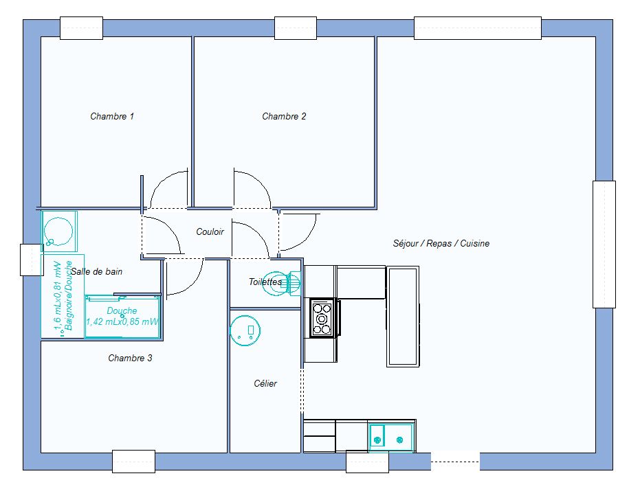 Plan de base de la maison