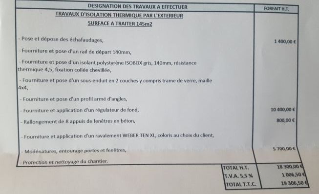 Isolation Thermique Intérieure (ITI) - Devis gratuit - Technitoit