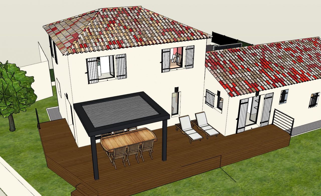 Modlisation pergola bioclimatique