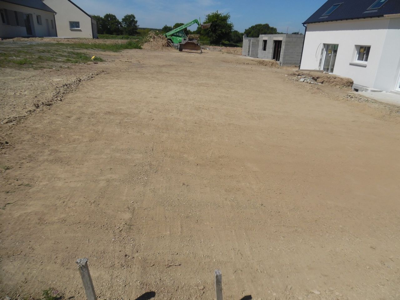 Terrain ratissé