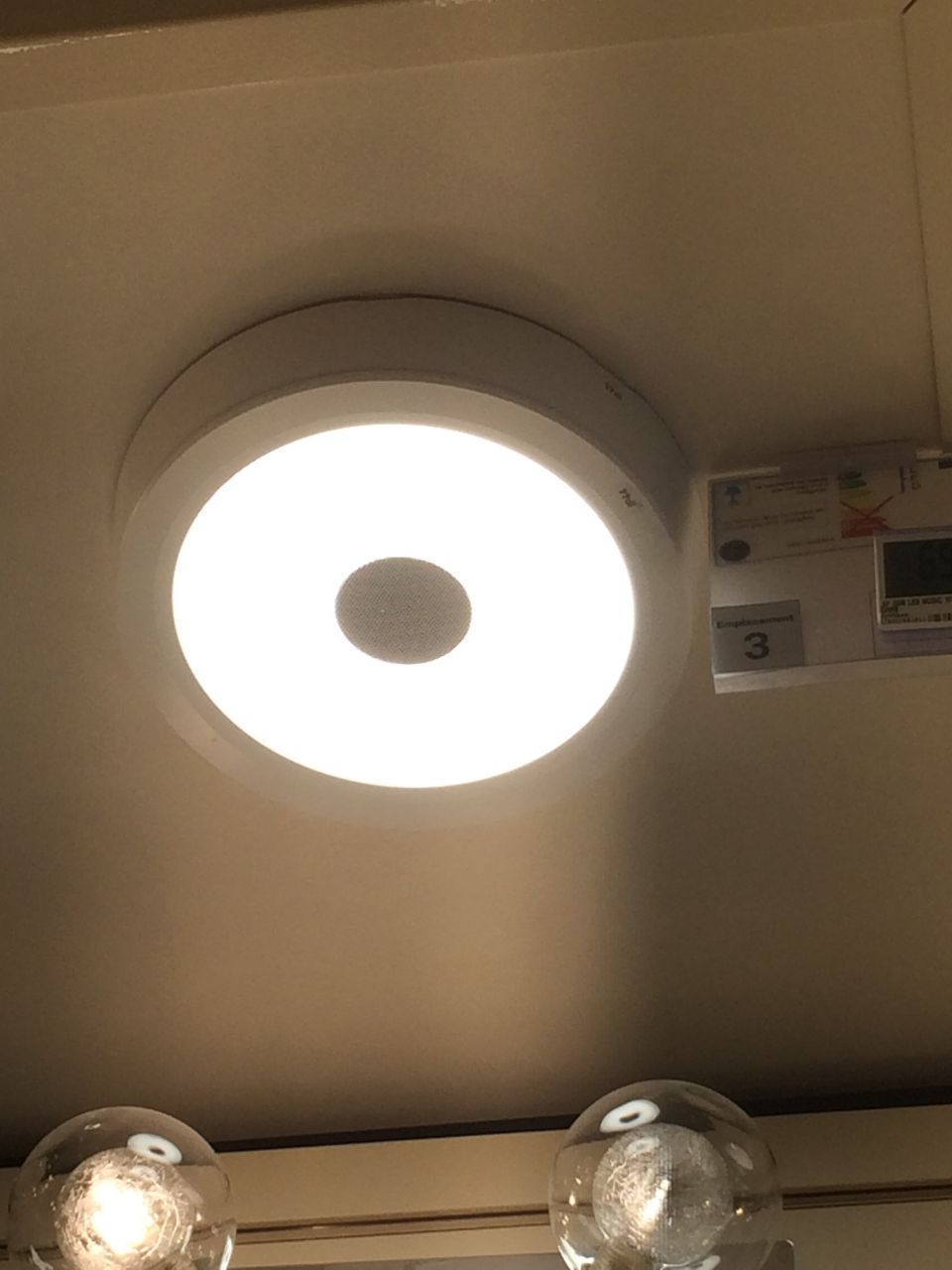 Plafonnier salle d'eau LED, 1300 lumen.