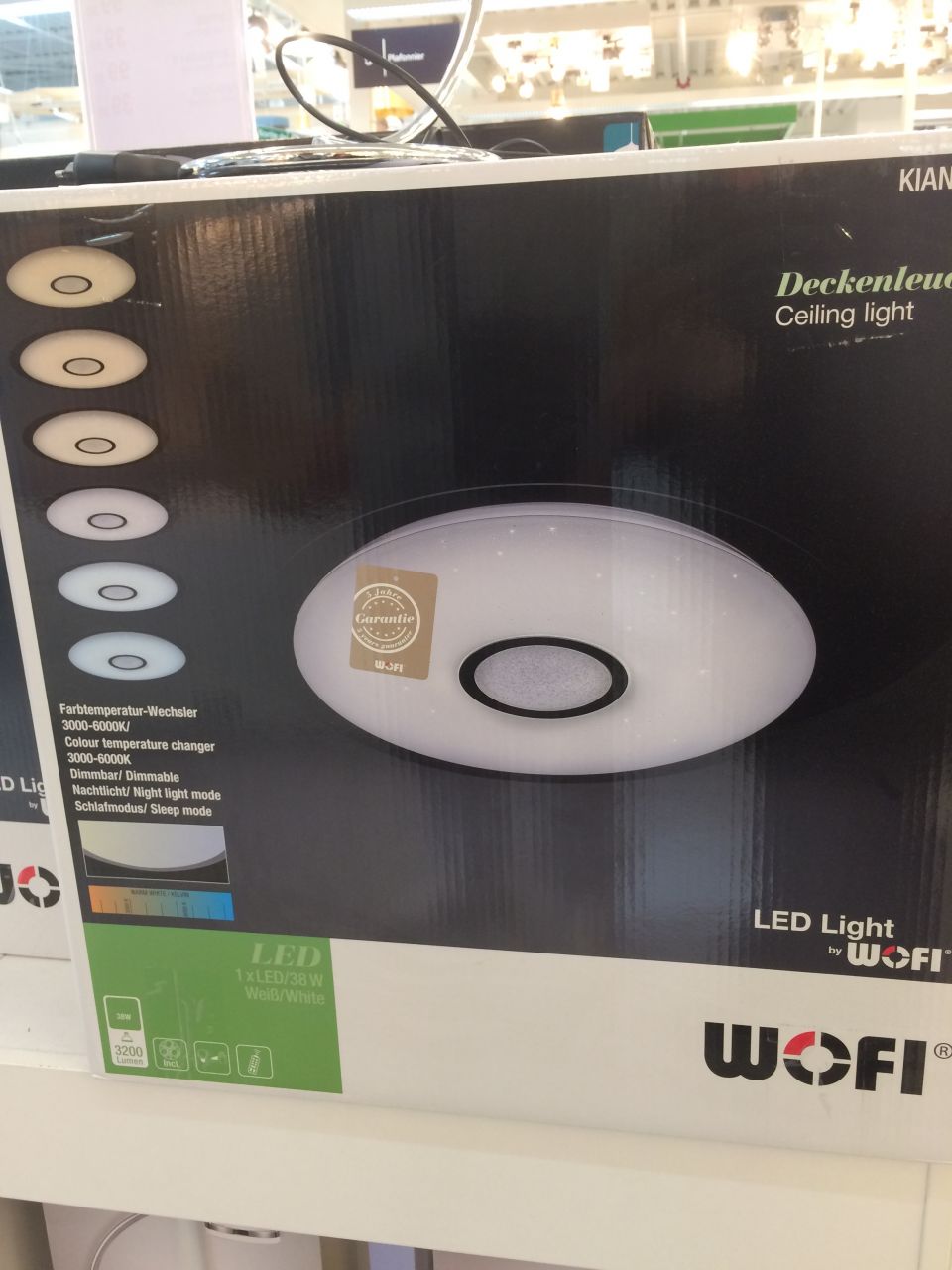 Plafonnier salon 3200 lumen