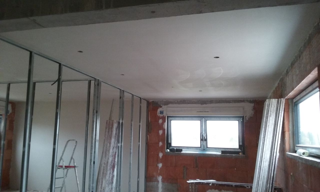 Plafond de l'étage ... OK !