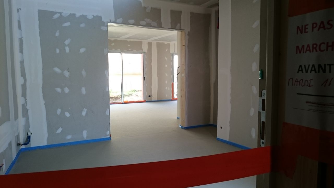 chape plancher chauffant