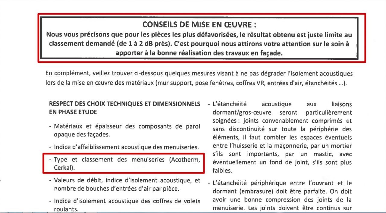 Etude thorique - Conseils de mise en oeuvre