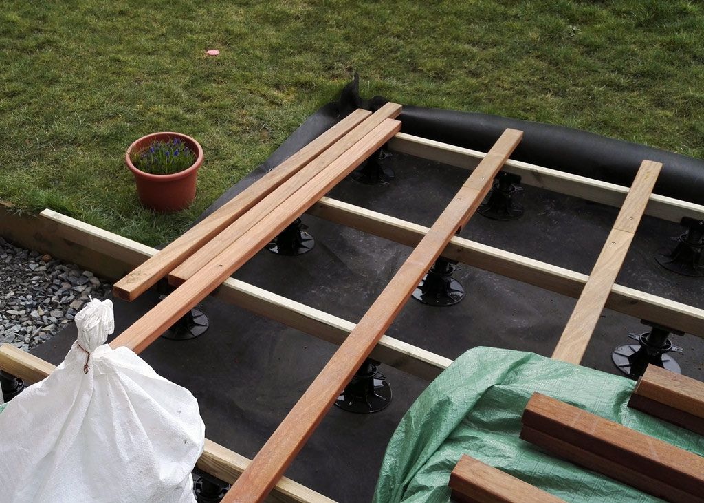 Double structure terrasse