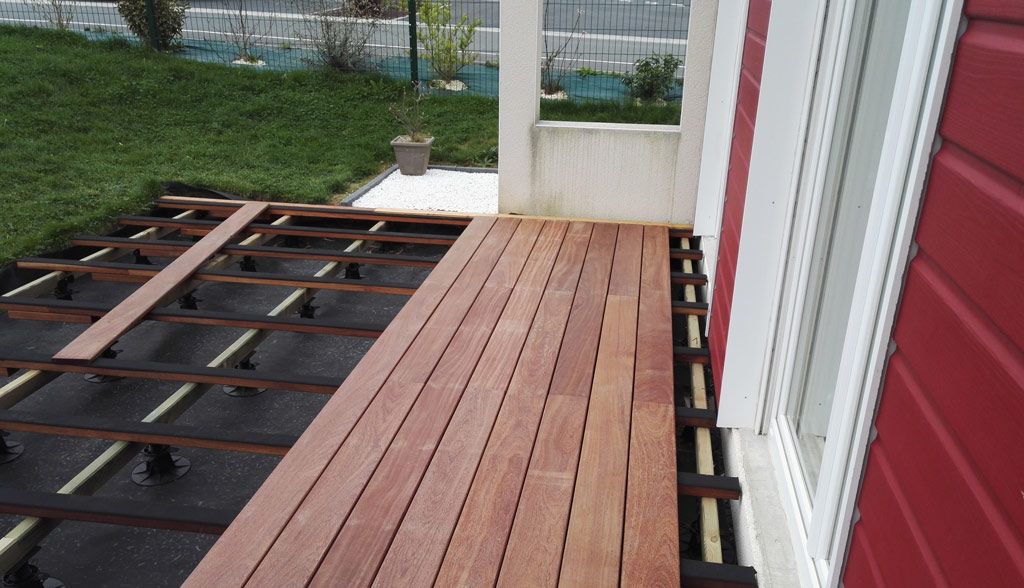 Terrasse pose des lames