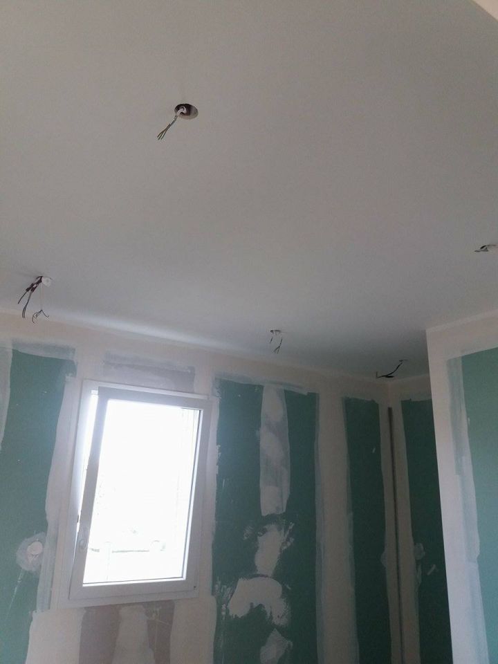 Peinture plafond salle de bain