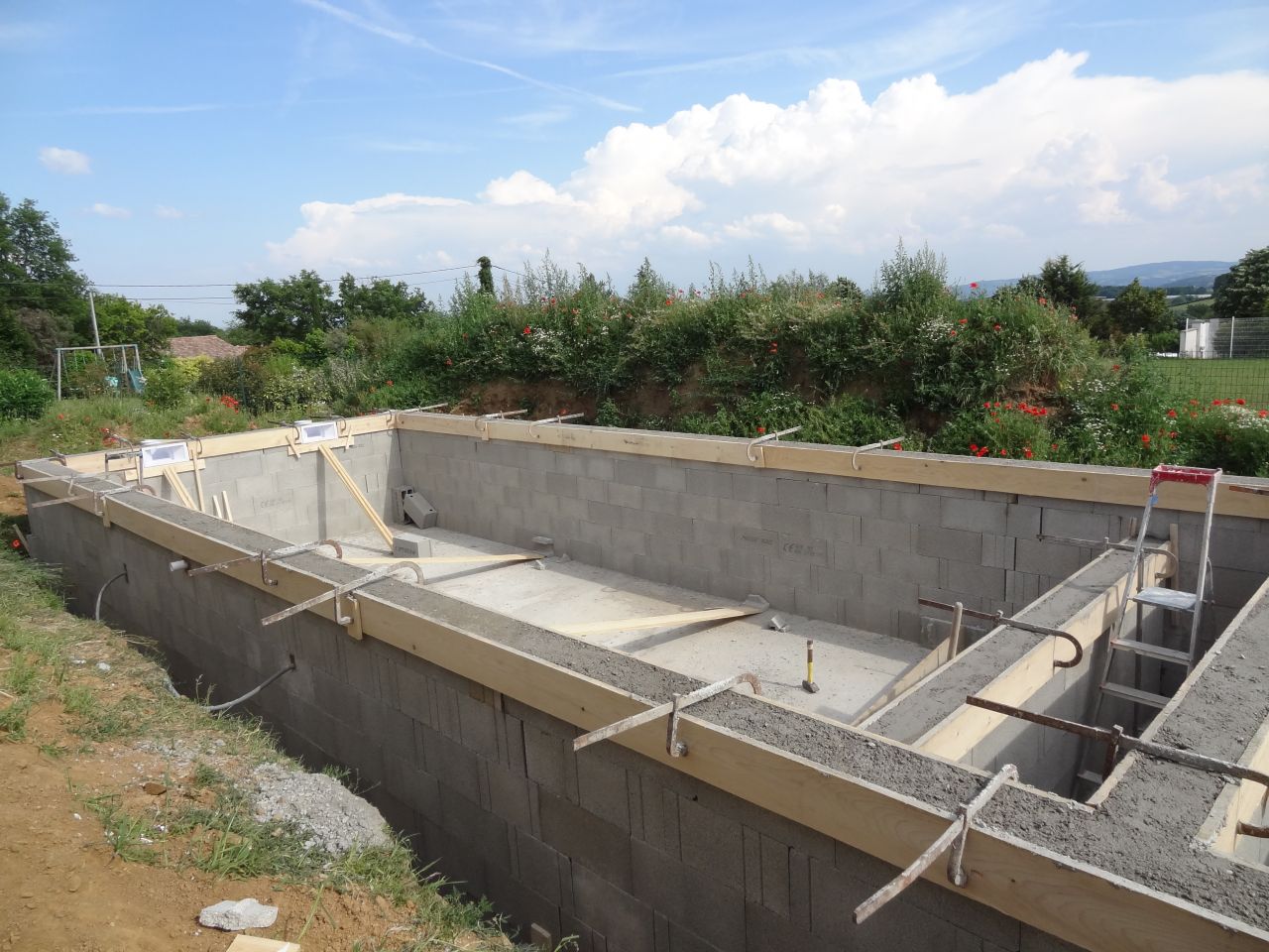 coulage beton