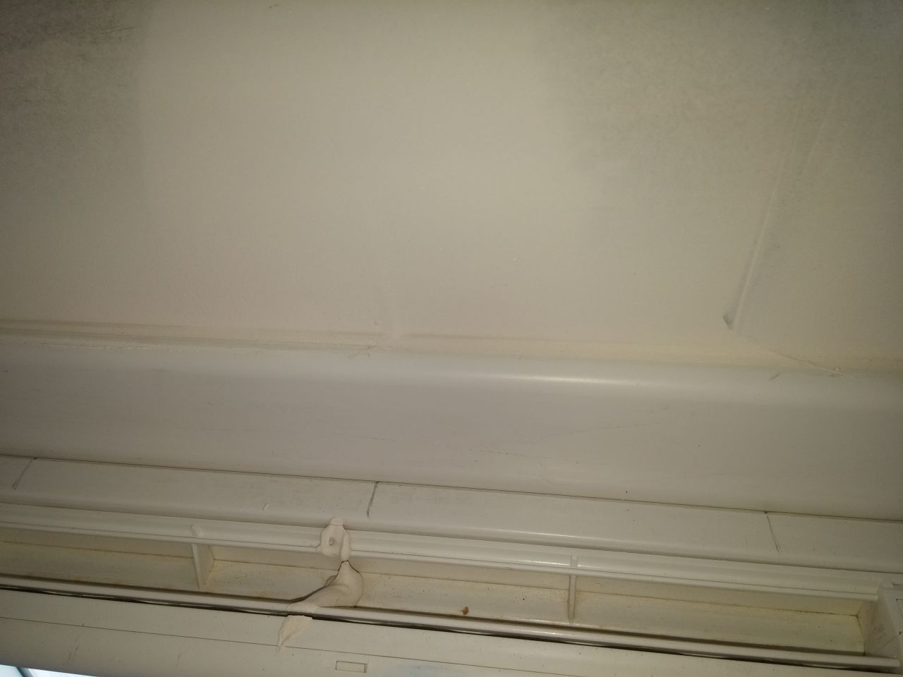 Un spécimen de plâtre sauteur dans la grille de ventilation, manque de bol elle ne peu plus se fermer maintenant, il va falloir opérer. :(