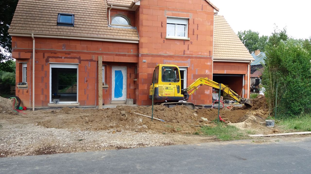 il s'agit des raccordements de la maison
