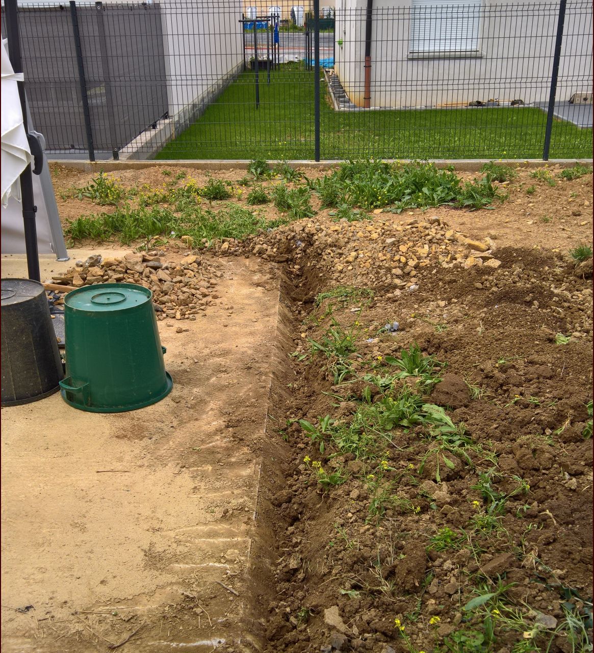 Terrasse avant travaux.