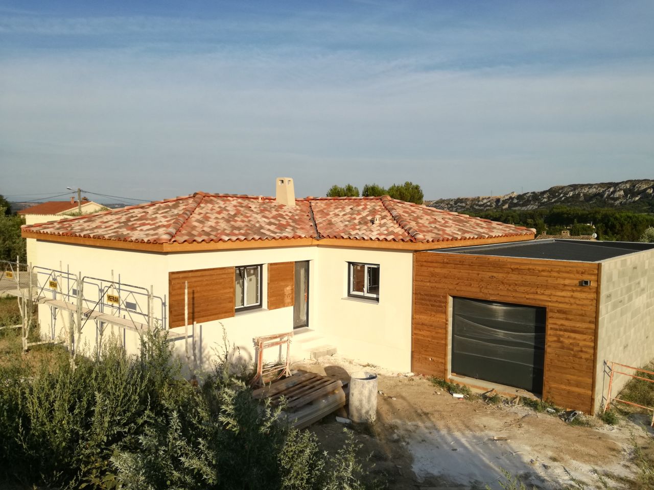 Vue d'ensemble enduit NORD terminé !