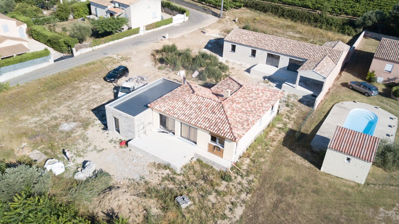 Photo par drone.