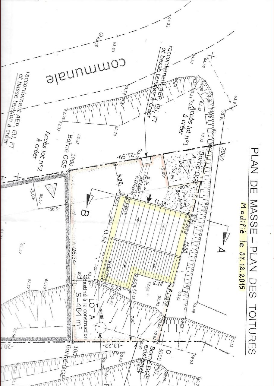 plan de masse avant rajout parcelle