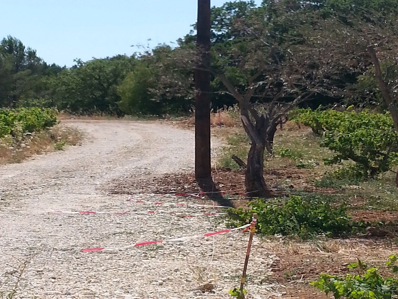 Deplacement Poteau et coffret EDF car il etait plac sur le terrain du voisin et non sur la servitude de passage.