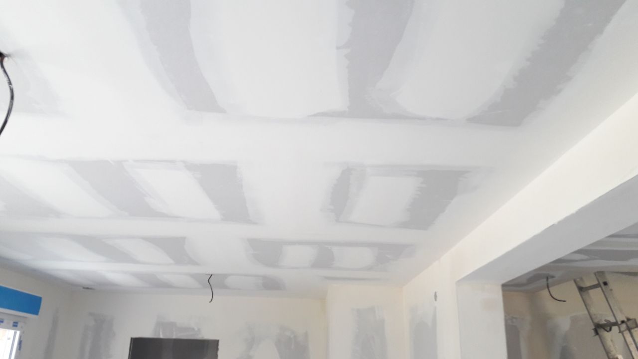 enduit plafond rdc cuisine