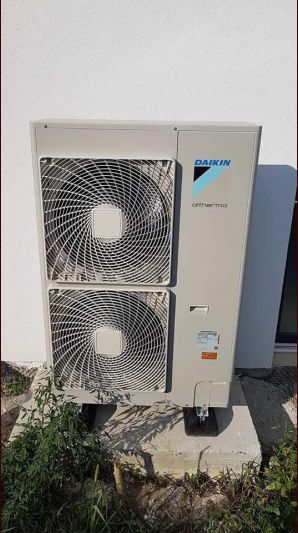 Pompe à chaleur (et rafraichissante) air/eau posée