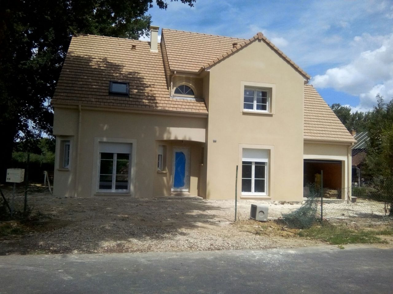 il s'agit du ravalement de la maison