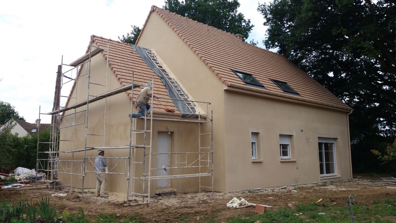 il s'agit du ravalement de la maison