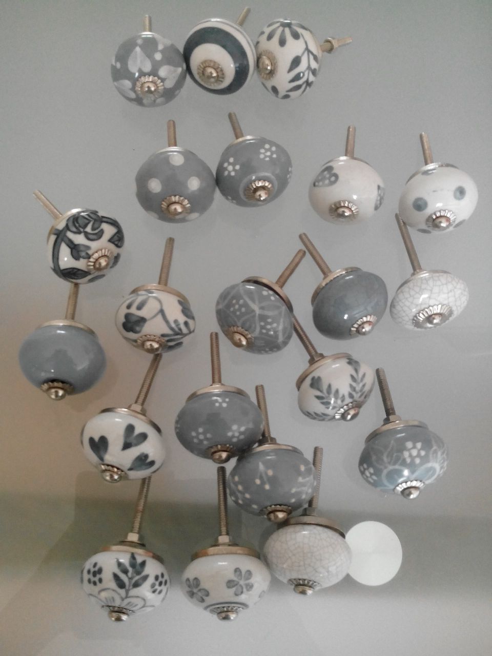 Boutons en céramique