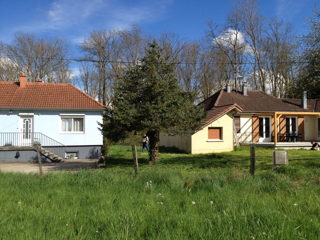 Le futur jardin et la vue de fait!