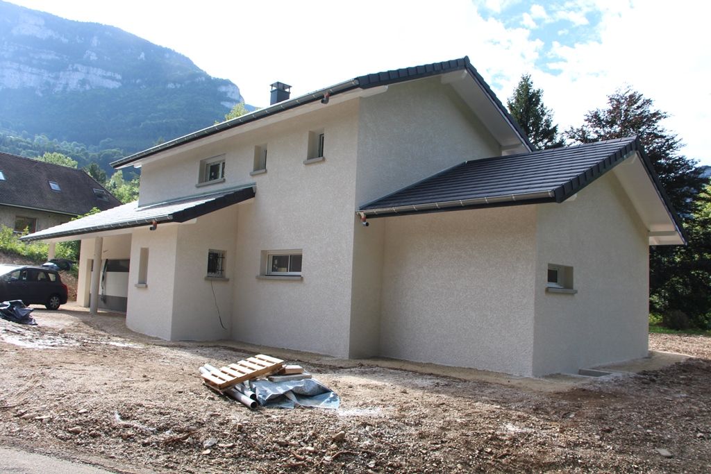 Enduit façade terminé