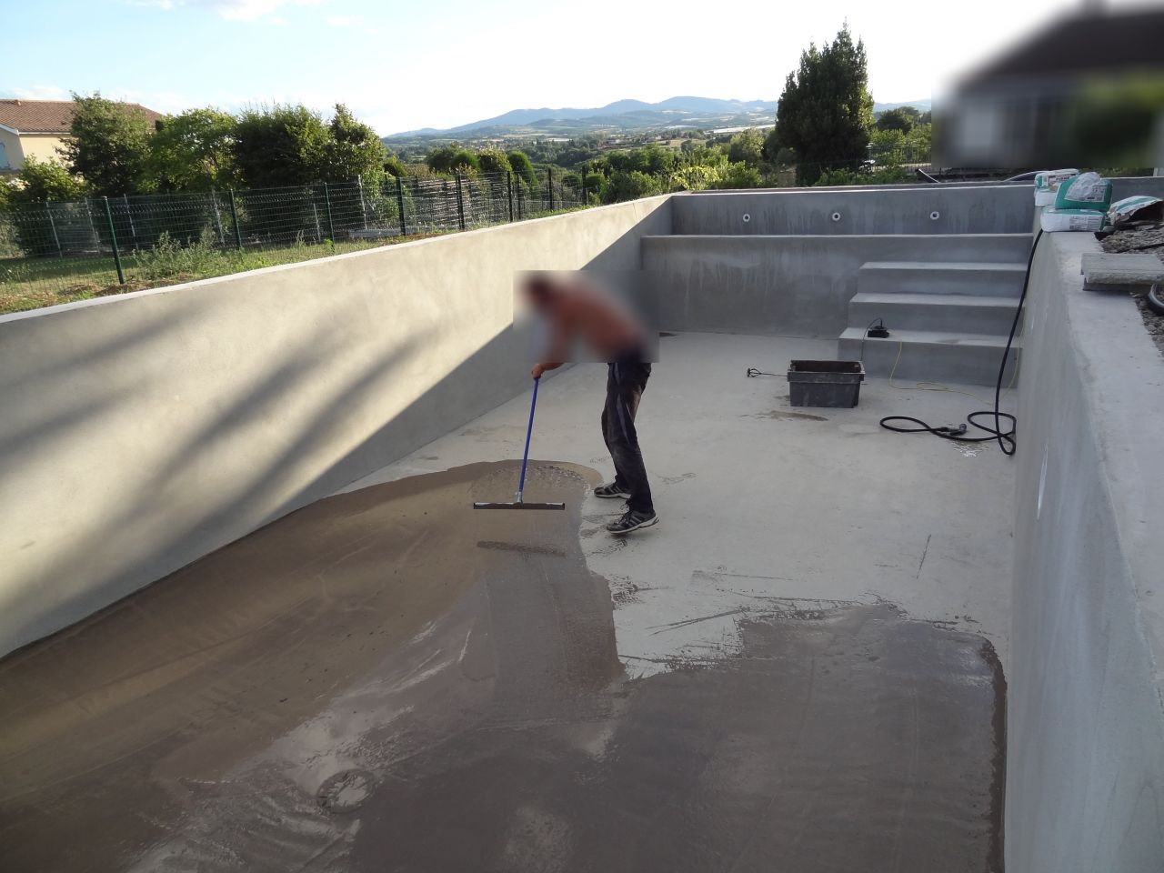 Ragréage fond
