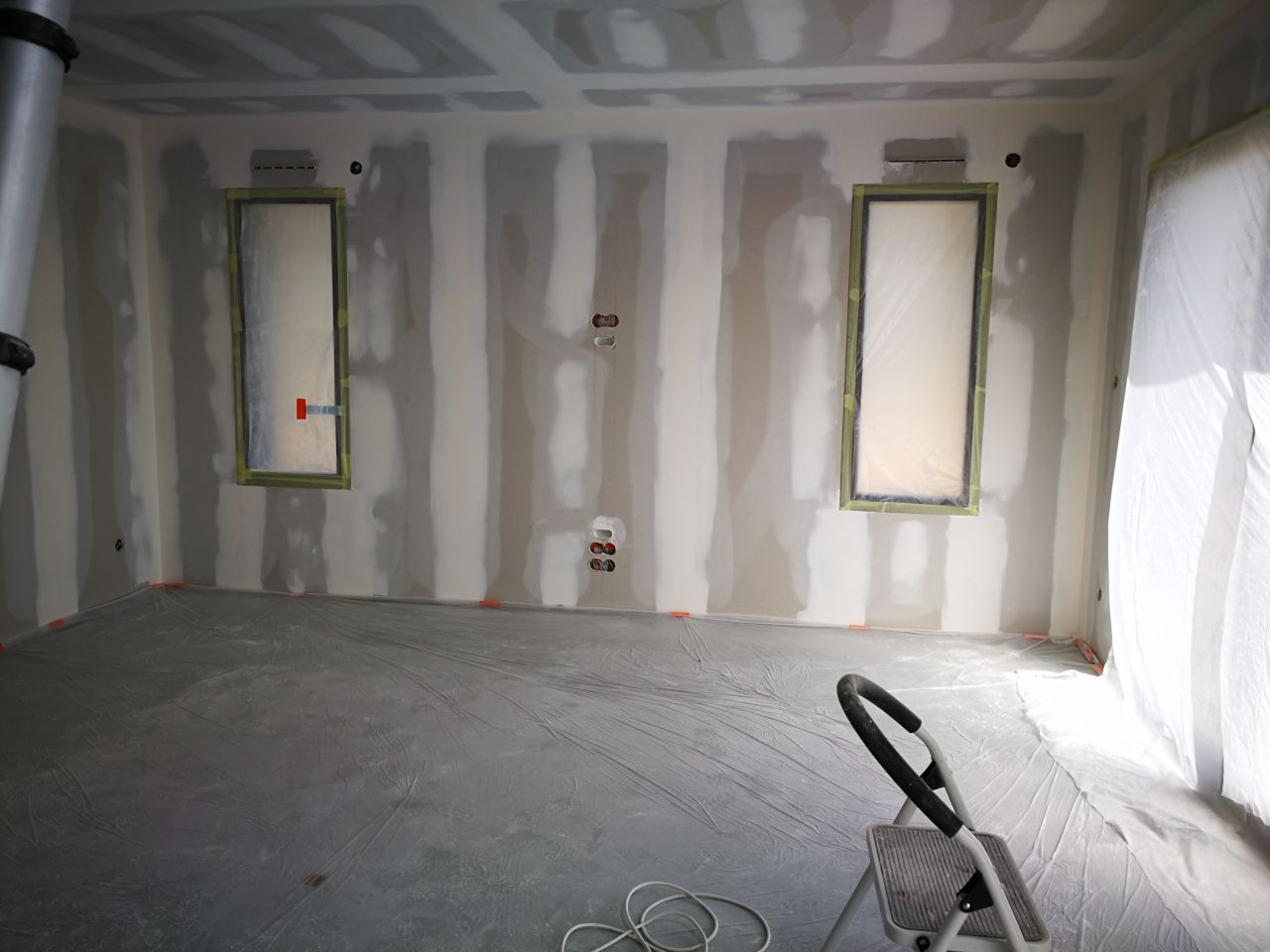 Ponçage en cours 