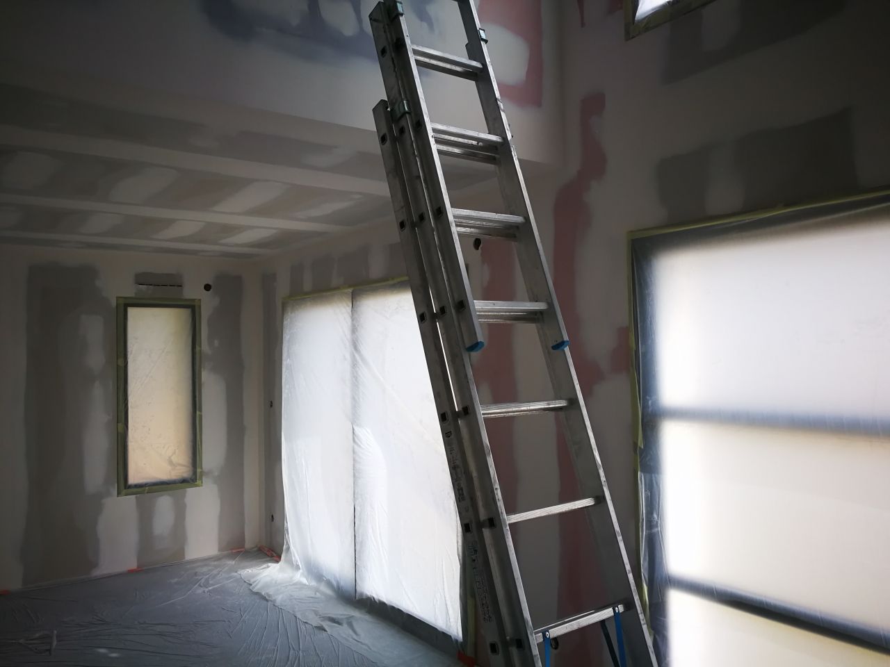 Ponçage en cours 