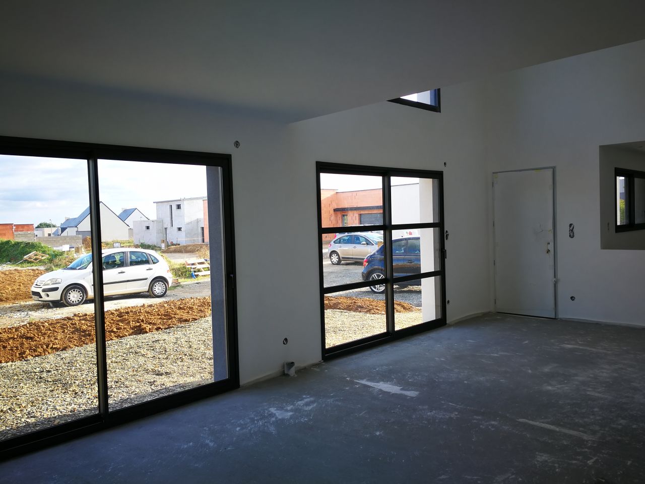 Peinture terminée et débâchage 