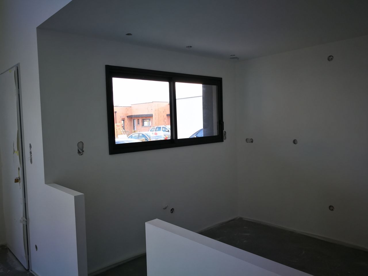 Peinture terminée et débâchage 