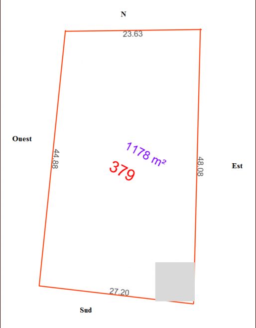 Plan du terrain