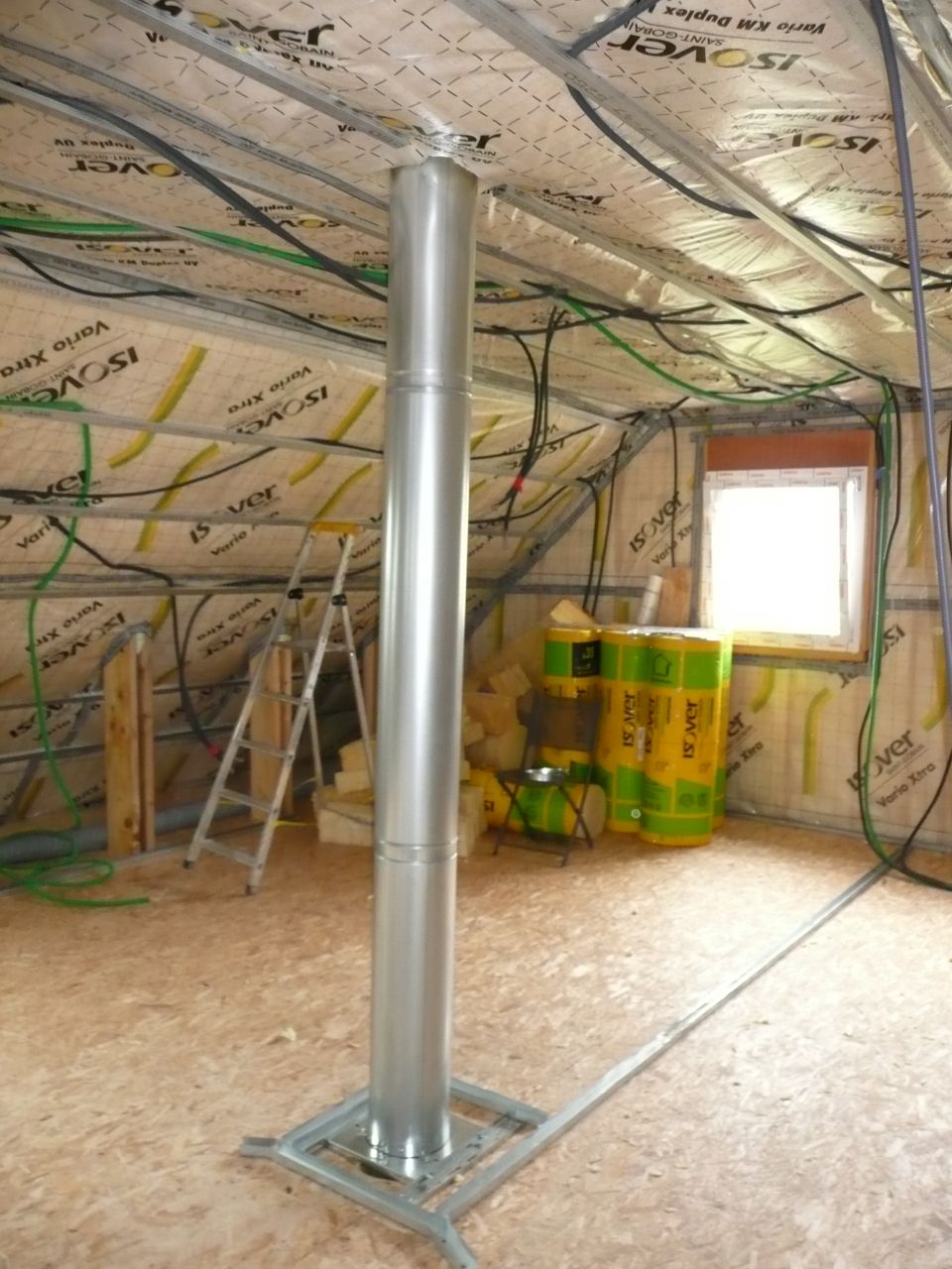conduit à l'étage