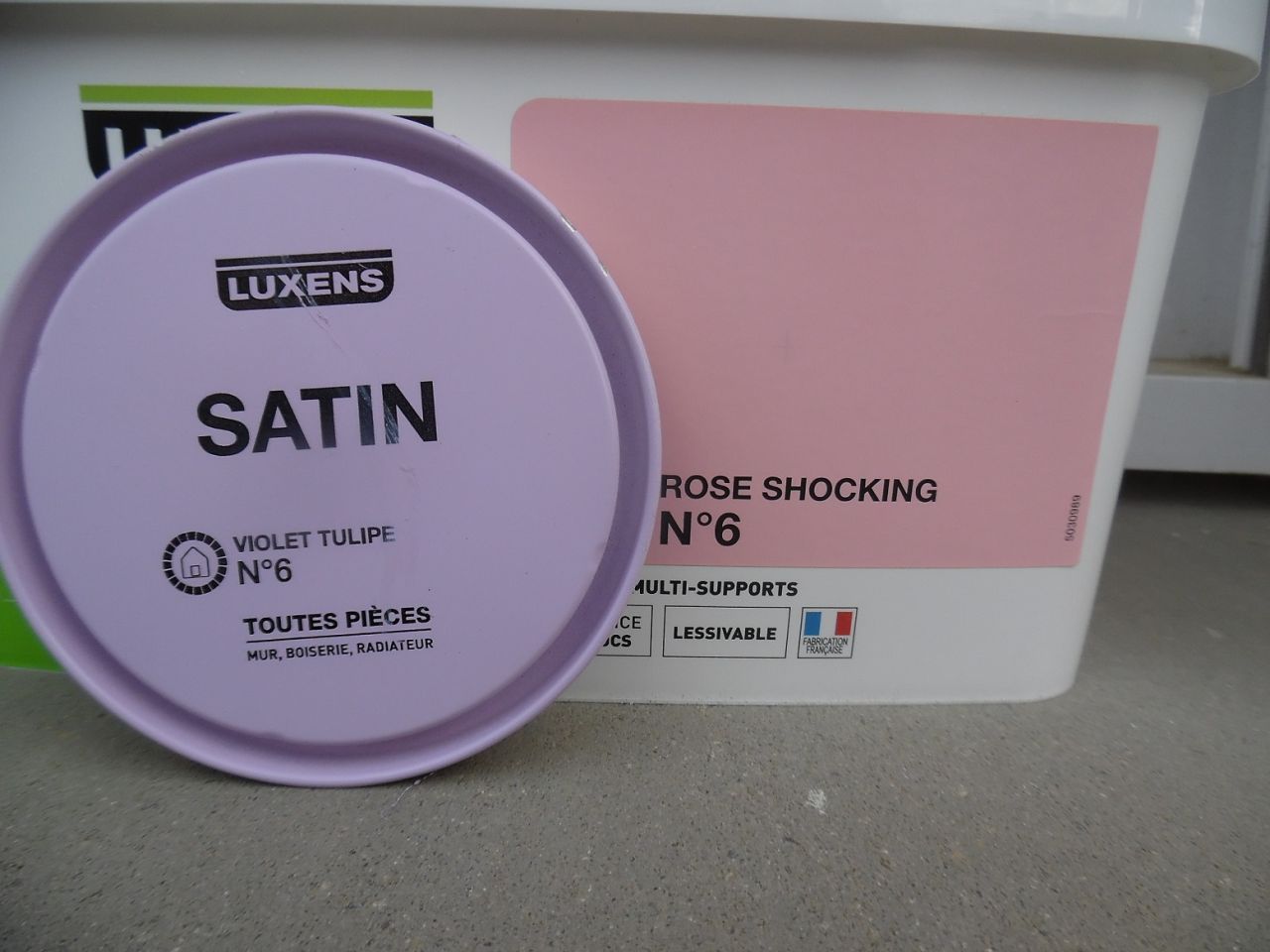 Peinture de la petite chambre.