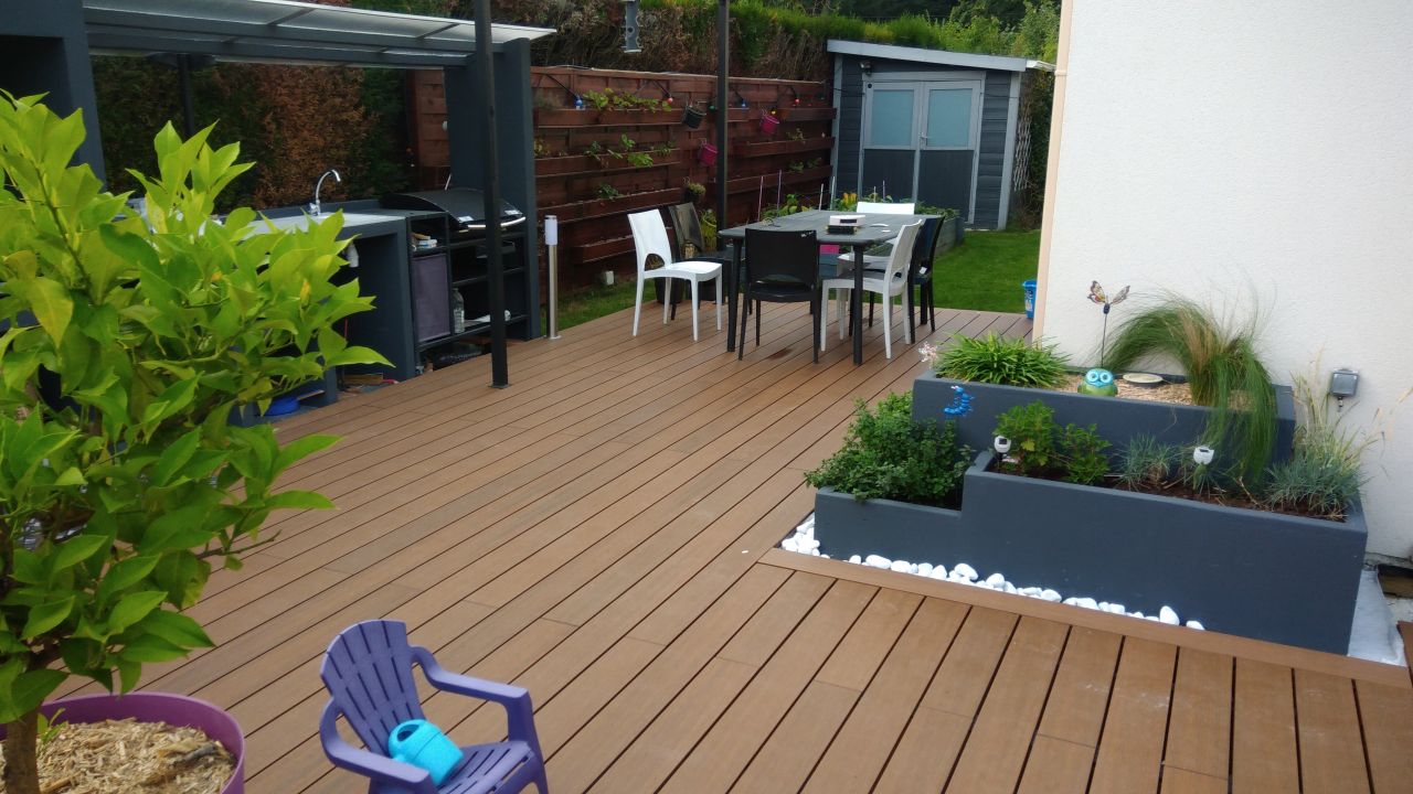 Lame de terrasse bois composite EXPRESSION UltraProtect