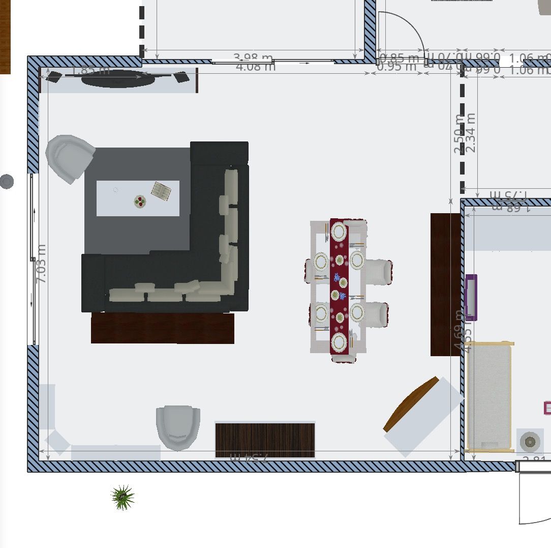 plan du salon