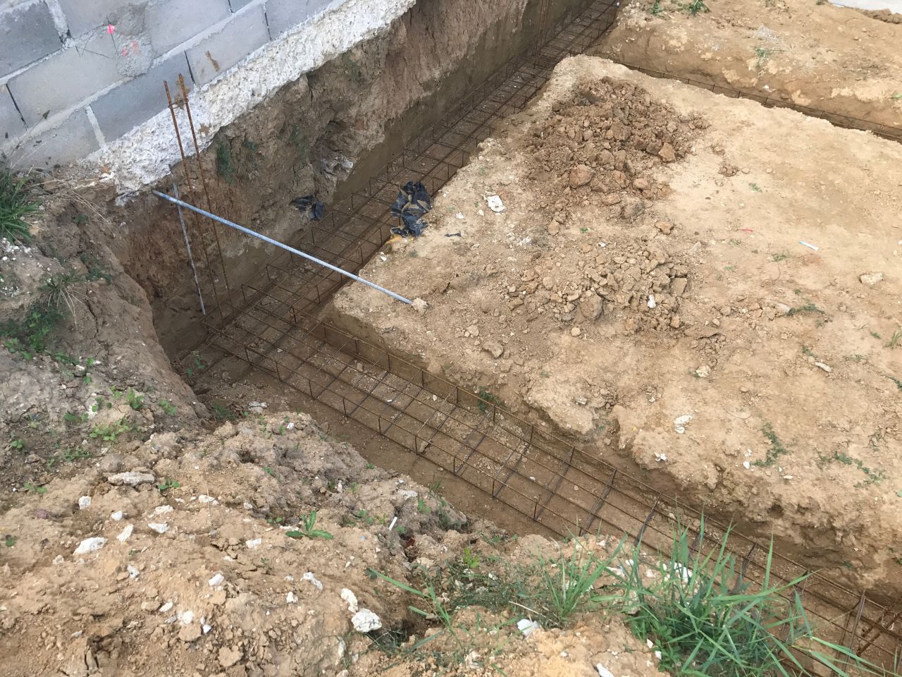 Ferraille posée 